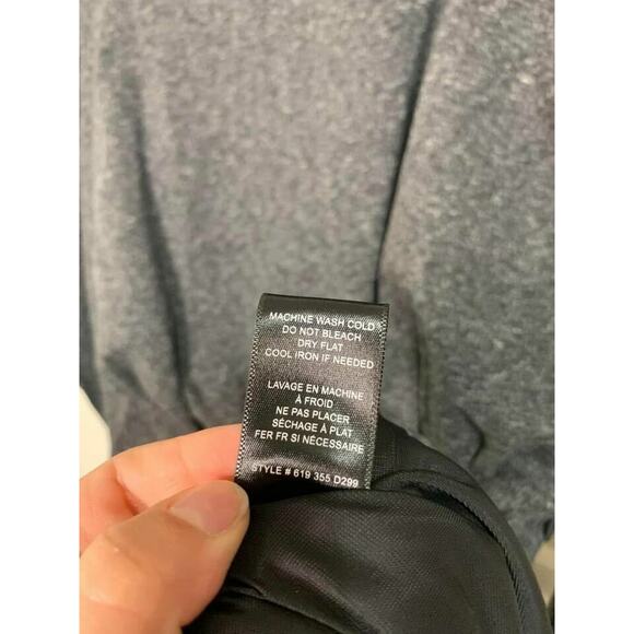 Rebecca Taylor La Vie Mini French Terry Dress Grey Size Small $295 - Picture 6 of 7